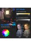 مجموعة من إضاءتين فيديو LED RGB طراز 660 PRO مع تحكم عبر التطبيق وحامل ثلاثي القوائم، إضاءة استوديو احترافية - 5