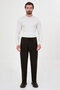 Straight Baggy Fit Double Pleated Jogger Men's Trousers Brown - 38380.26K - 4