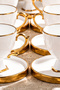 Çengelköy 6-Person Curved Gilded Coffee Cup Set - 7