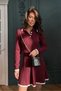 Karen Textile Polo Collar Skirt-Sweater Knitwear Set - 2