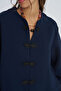 Women's Judge Collar Chinese Button Solid Color Blouse - Shirt - 5