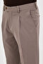Straight Baggy Fit Pleated Men's Trousers Mink - 38386.26K - 6