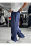 Navy Blue Panda Fabric Stitched Baggy Tracksuit Res-4004 - 5