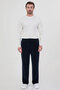 Corduroy Baggy Fit Double Pleated Jogger Velvet Men's Trousers Navy Blue - 38392.26K - 2