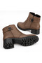 Vienza Genuine Leather Mink Color Women's Boots - 6