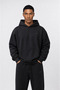 Men's Basic Oversize Hoodie Black