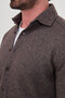 Corduroy Slim Fit Classic Collar Lumberjack Long Sleeve Men's Shirt Coffee - 27157.26K - 3