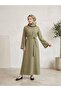Belt Detail Dress-Light Khaki - 3