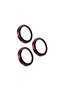 iPhone 18 Pro & 18 Pro Max Compatible Camera Protective Lens Glass Safire Pvd Hd Ar Af Sapphire - Dark Cherry Burgundy Blue