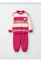 Girl's Cotton Seasonal Top and Bottom Tracksuit Set