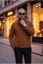 Slim Fit Padded Suede Coat - 2