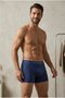 Men's Casual Comfort Daily 3-Piece Navy Blue Boxer - 2