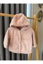 Babyaden Baklava Patterned Velsoft Hooded Girls & Boys Unisex Cardigan