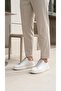 3870 White Genuine Leather Sneaker