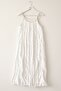 Italian White Strapless Collar Strap Lined Skirt Ruffled Embroidered Casual Woven 125 60 - 2