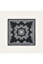 Woman's Black Patterned Scarf