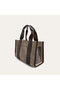 Women's Mink Color Suede Textured Handbag - 2