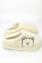 Teddy Bear Patterned Embroidered Unisex Non-Slip Sole Plush Dowry Bundle House Slippers - 6