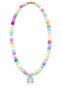 Colorful Children's Necklace with Elastic Band and Clip on the Back - 2
