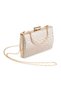 Women's Stylish Patterned Open-Back Thick-Heeled Shoes and Bag Set - 2