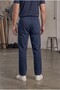 Men's 100% Cotton Back Embroidery Pocketed Front Stitched Relaxed Fit Sweatpants - 3