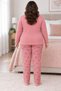 Women's Regular Plus Size Cotton Mom Pajamas Set for Middle-Aged and Older Women 4584 - 5