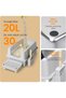 Stainless Steel Cat Litter Box XL Metal Cat Litter Box for Big Cats Litter Toilet High Enclo - 3