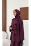 Piping Detailed Hijab Set