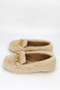Soft Plush Stoned Lightweight Women's Slippers Ballerina Plush Shoes - 6