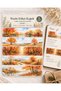 5 Pcs Large Landscape Washi Sticker Semi-Transparent Bullet Journal Scrapbook Laptop Agenda