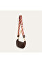 Women's Brown Strap Detailed Shoulder Bag - 2