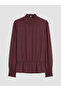 Rmz Gi̇yi̇m Farkiyla Dik Roba Collared Gathered Blouse - 6
