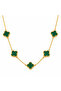 Big Clover Model Steel Women's Necklace - Does Not Tarnish - 3