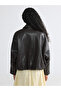 I Shirt Roba Collar Women's Leather-Look Jacket from Freezen Store - 6