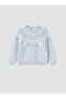 Zero Roba Collar Embroidered Girls' Knitwear Sweater from Uzg Store for Style Enthusiasts - 2
