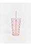 I Embossed Glass Soft Drink Cup with Straw from Freezen Store 400 ml - 4