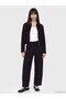 Two Mt Shop Quality Lcw Vision Black Interlock Plain Standard & Regular Women's Jacket - 2