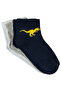 I Boys' 3-Piece Bootie Socks 2-12 Years Black from Freezen Store - 4