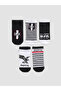 Rmz Gi̇yi̇m Farki̇lli̇ Şi̇rket Licensed Printed Boys' Booties Socks 5-Pack - 2