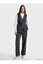 Gencc Quality Lcw Modest Anthracite Polyviscon Plain Women's Classic Vest - 2