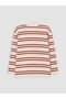 I Devrik Roba Collar Striped Girls' T-Shirt from Freezen Store - 4