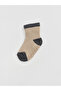 Rmz Gi̇yi̇m Farkiyla Striped Baby Boy Socks 4-Piece Set - 5