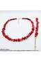 Natural Coral Stone Necklace & Bracelet Set – Natural Stone Jewelry Set with the Power of Luck, Protection, and Peace - 2