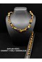 Natural Tiger Eye Stone Necklace & Bracelet Set – Courage, Strength, and Stability – Powerful Natural Stone Jewelry Set