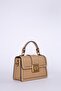 Mink Monogram Patterned Leather Hand and Shoulder Bag - 2