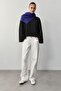 Black Basic Long Sleeve T-Shirt 5203 - 2