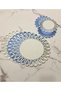 مجموعة عرض سوبلا 1 قطعة بيضاء مقاس كبير 24x24 سم - 3