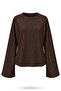 Brown Basic Long Sleeve T-Shirt 5203