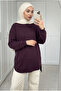 Women's Double Side Zipper Loose Cut Long Sweat Tunic - 2