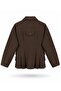 Brown Pocketed Gabardine Jacket 9764 - 2